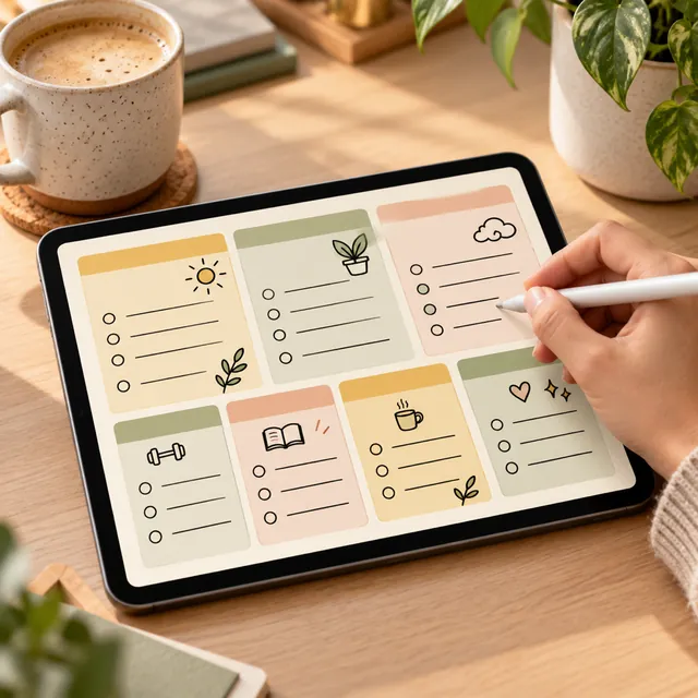 Uncooked 2027 Planner in use