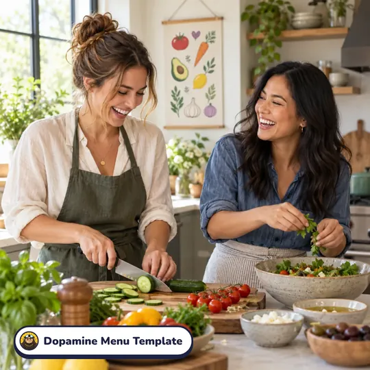 Dopamine Menu Template in everyday life.